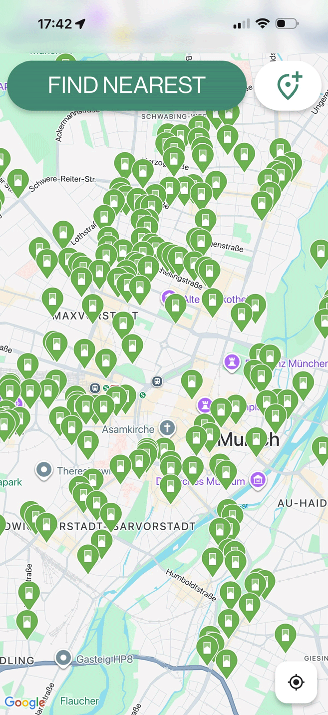 CiggMap app screenshot
